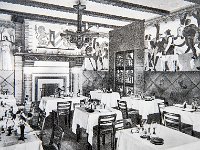 1935 ristorante Taverna Dantesca  via Nizza 5,  realizzato verso il 1930 sul preesistente ristorante Asti.